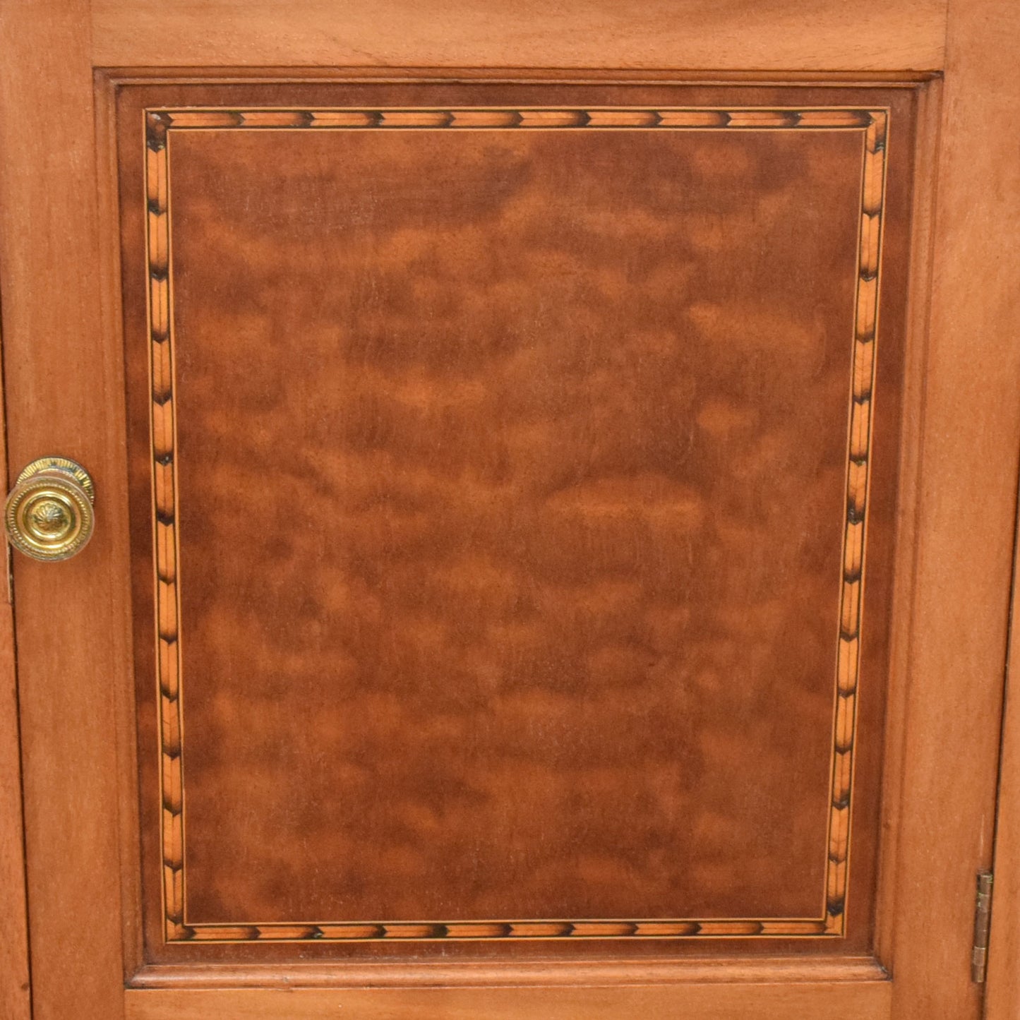 Drop Leaf Mahogany Cabinet