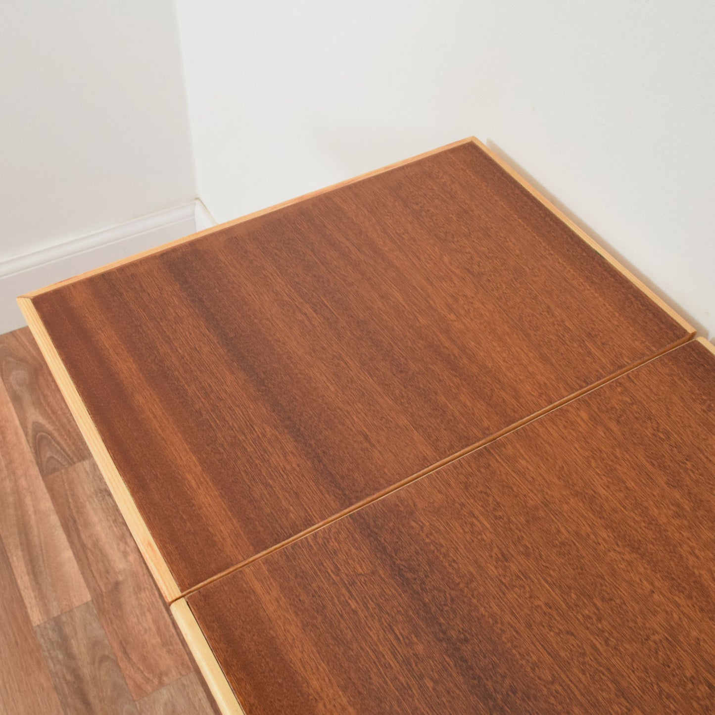 Drop Leaf Mahogany Cabinet