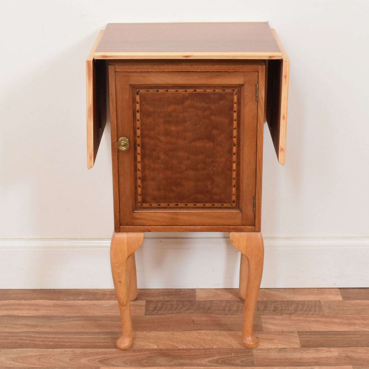 Drop Leaf Mahogany Cabinet