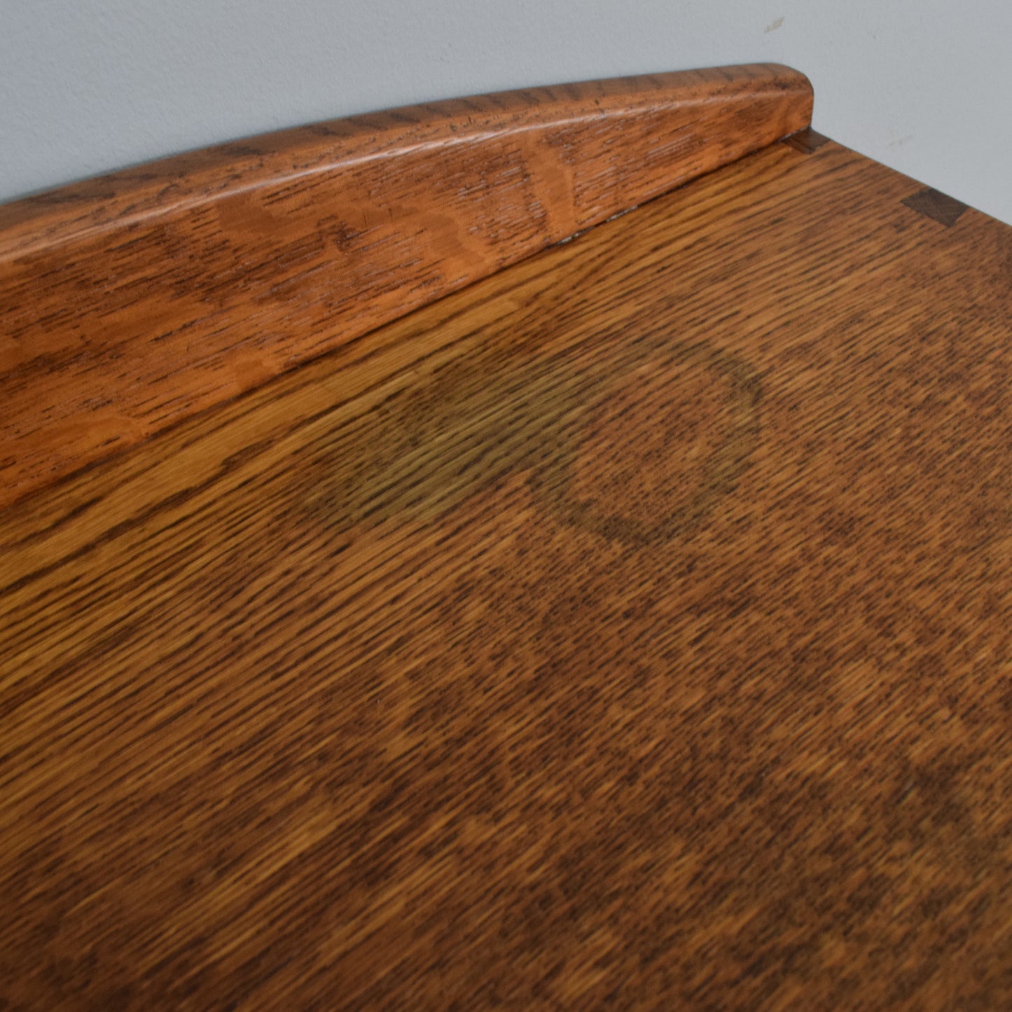 Restored Oak Glazed Bookcase