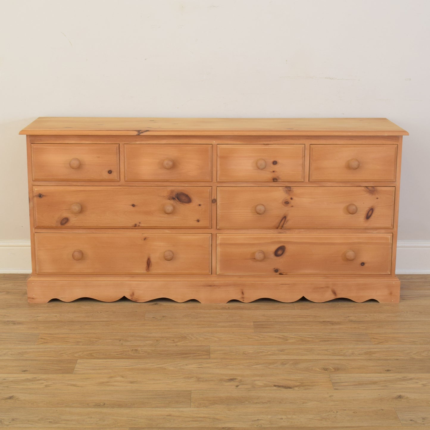 Pine Low Chest Of Drawers