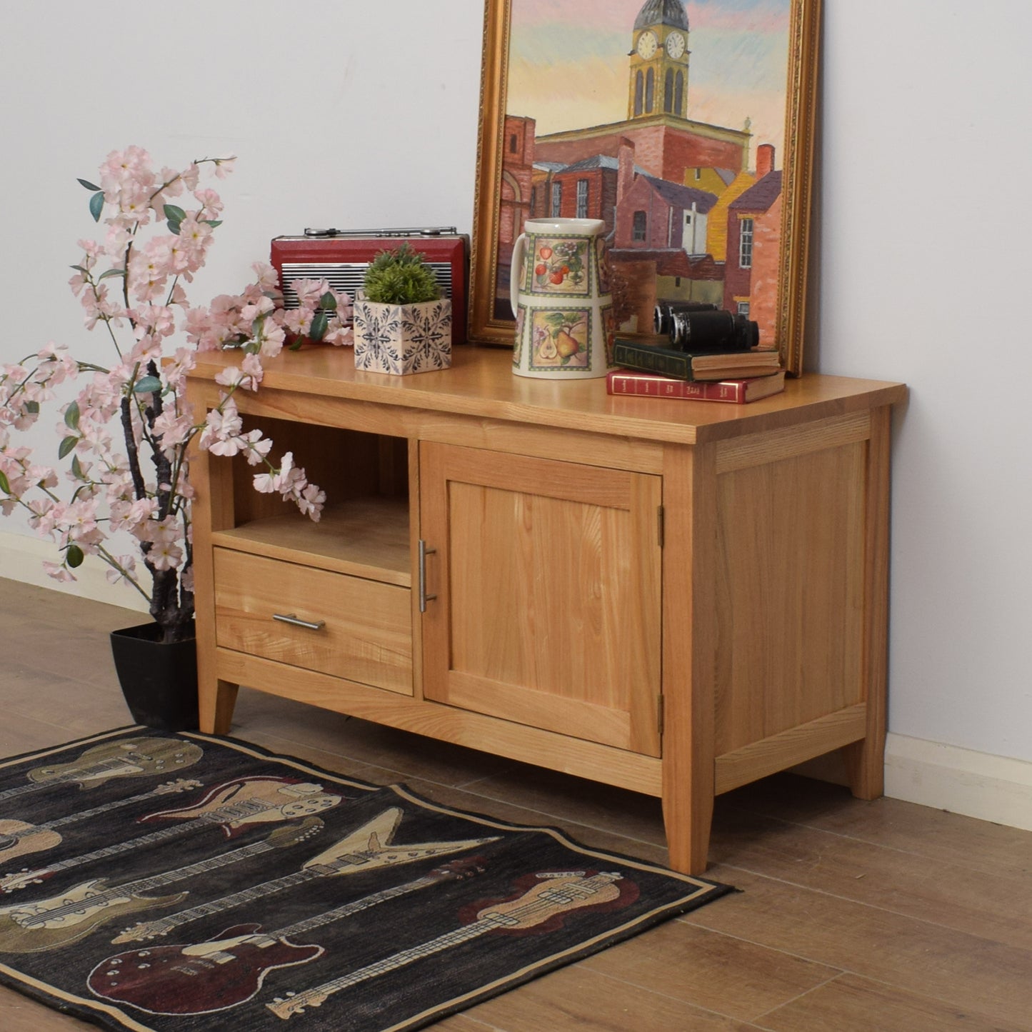 Modern Oak TV Cabinet