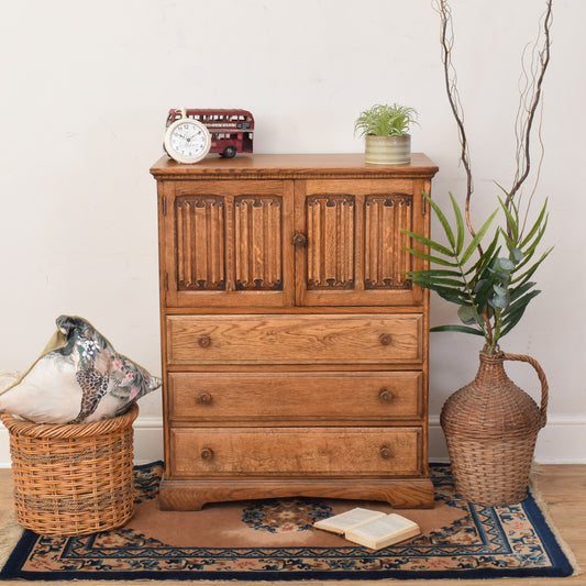 Linenfold Tallboy