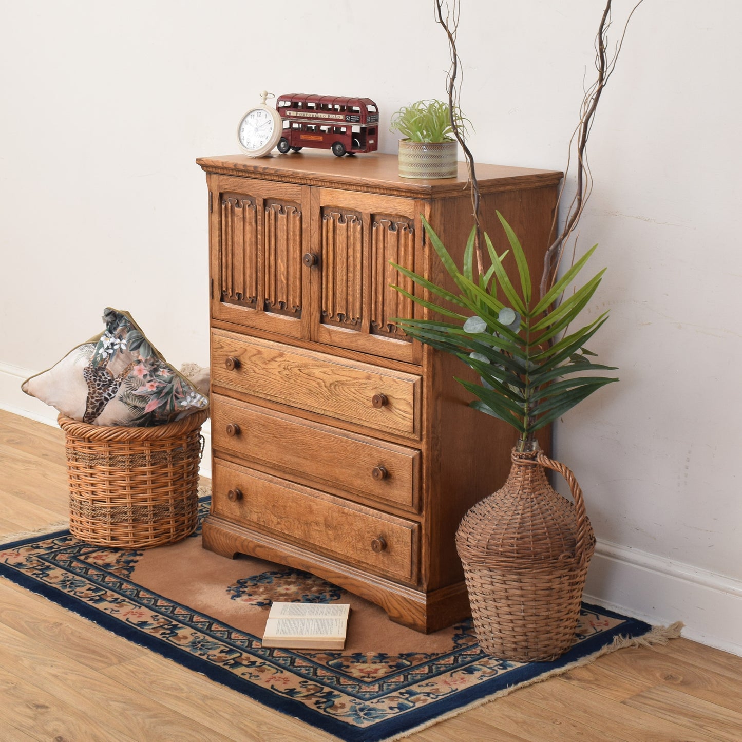 Linenfold Tallboy