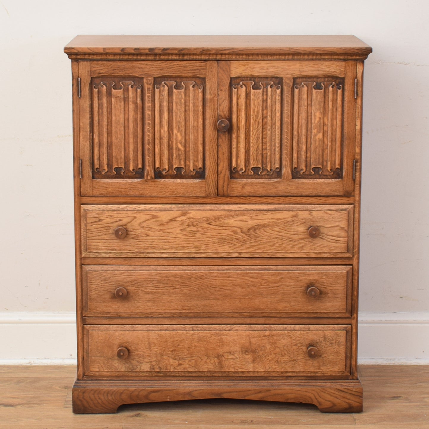 Linenfold Tallboy