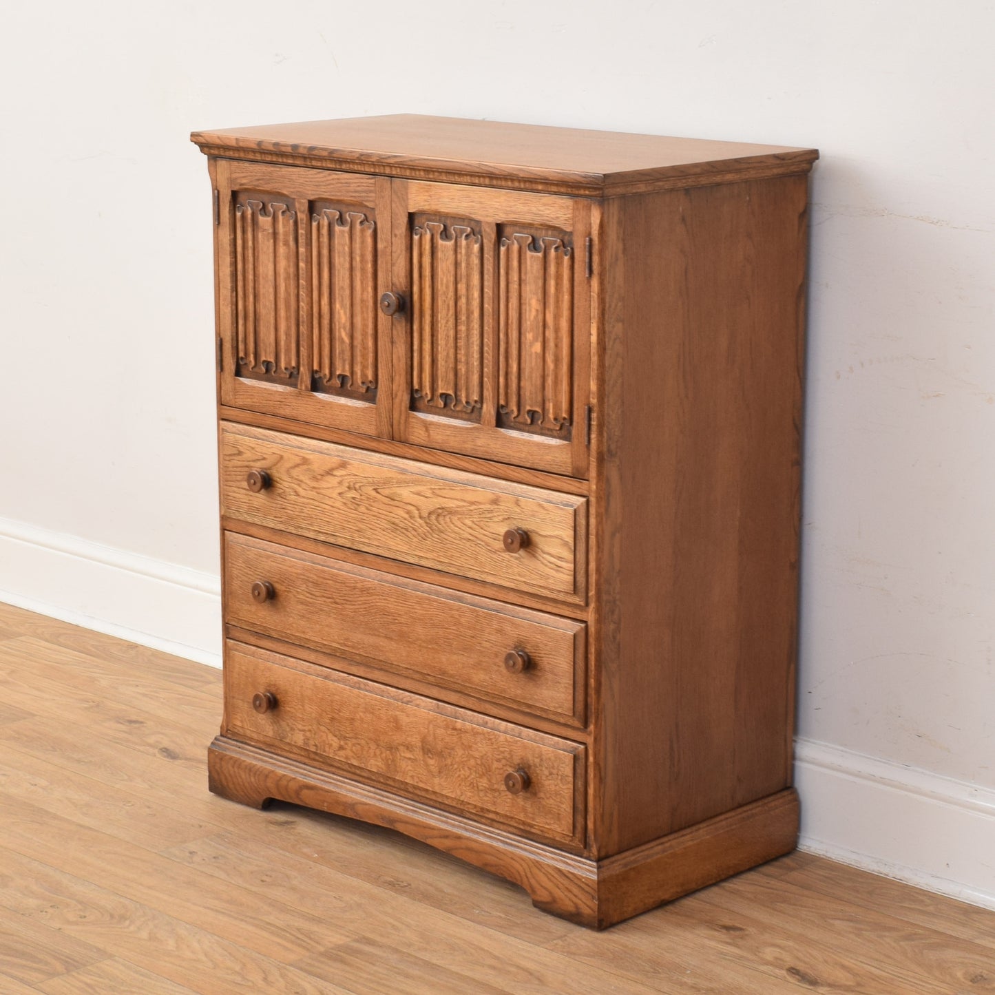 Linenfold Tallboy