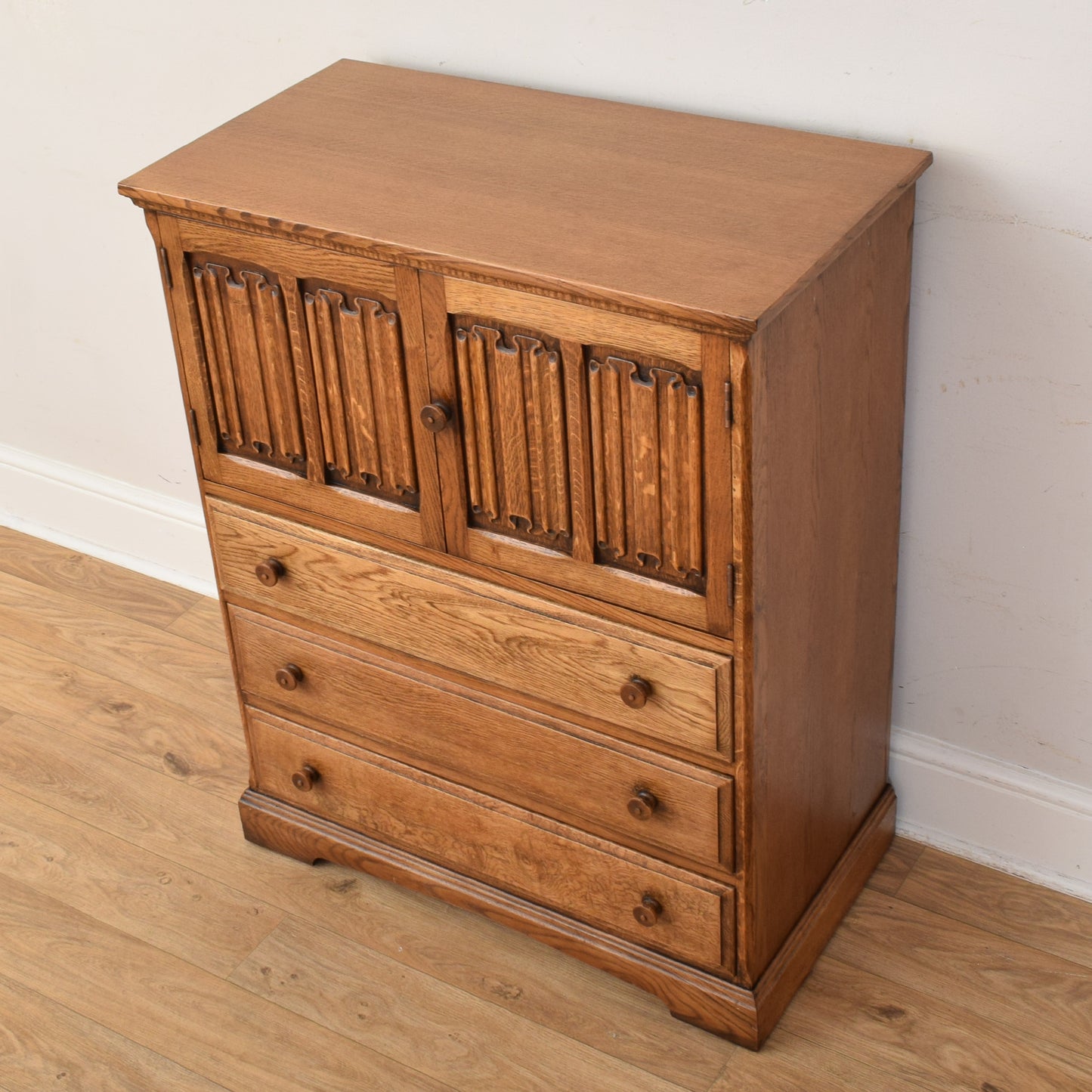 Linenfold Tallboy