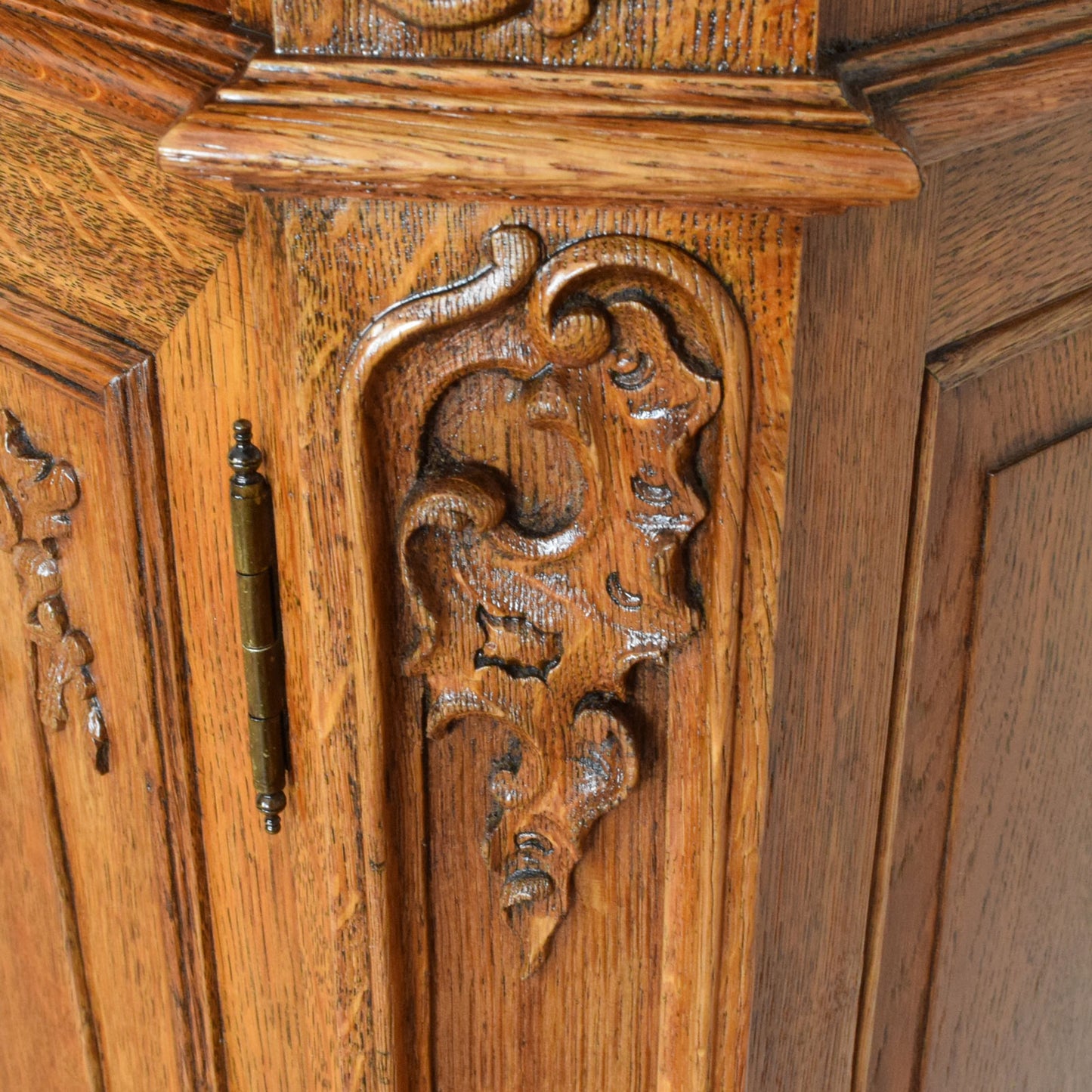 Carved Oak Sideboard