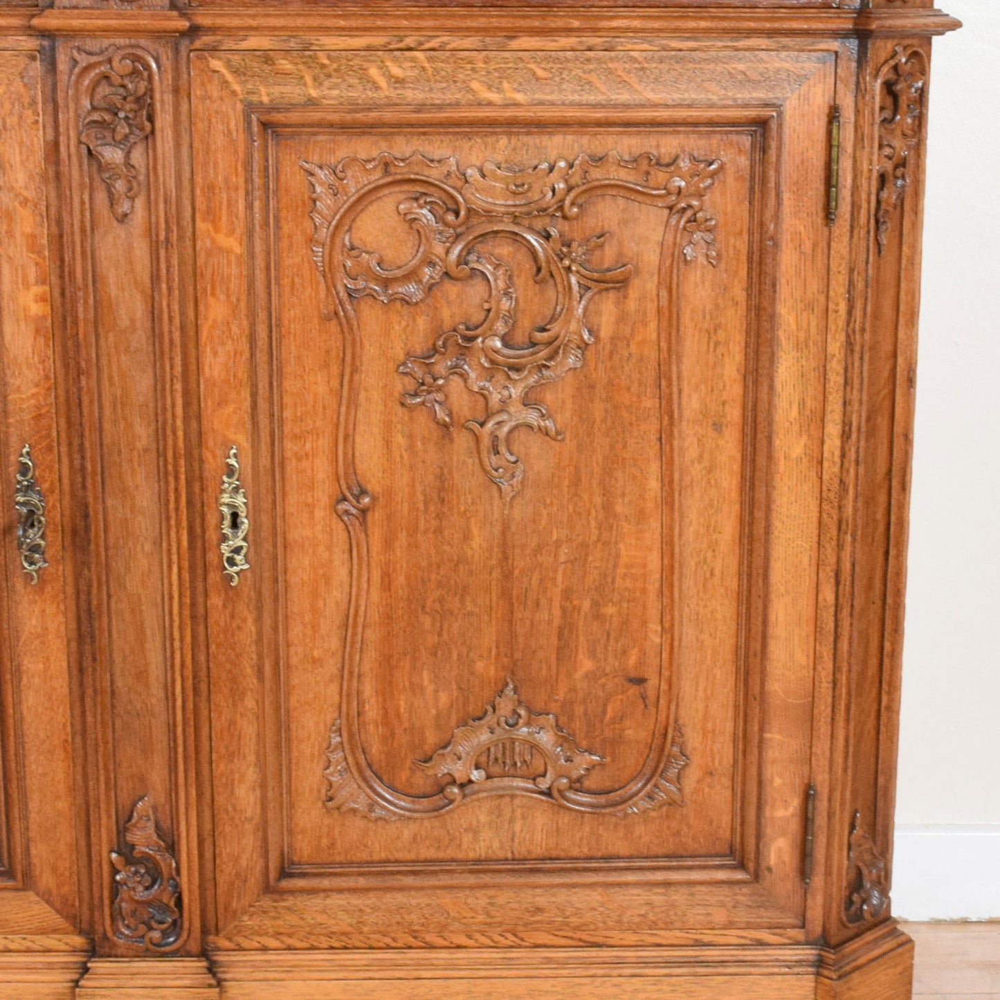 Carved Oak Sideboard