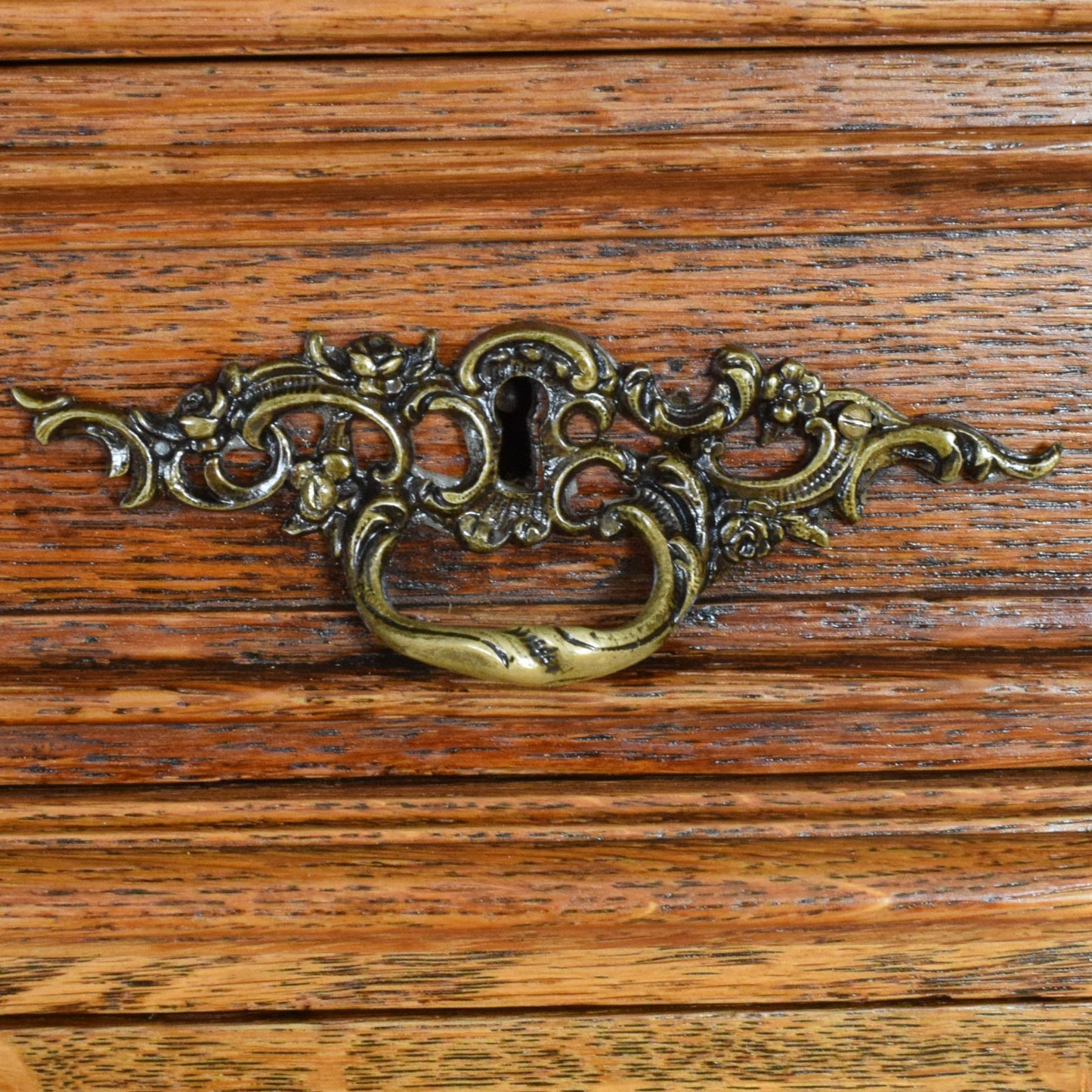 Carved Oak Sideboard