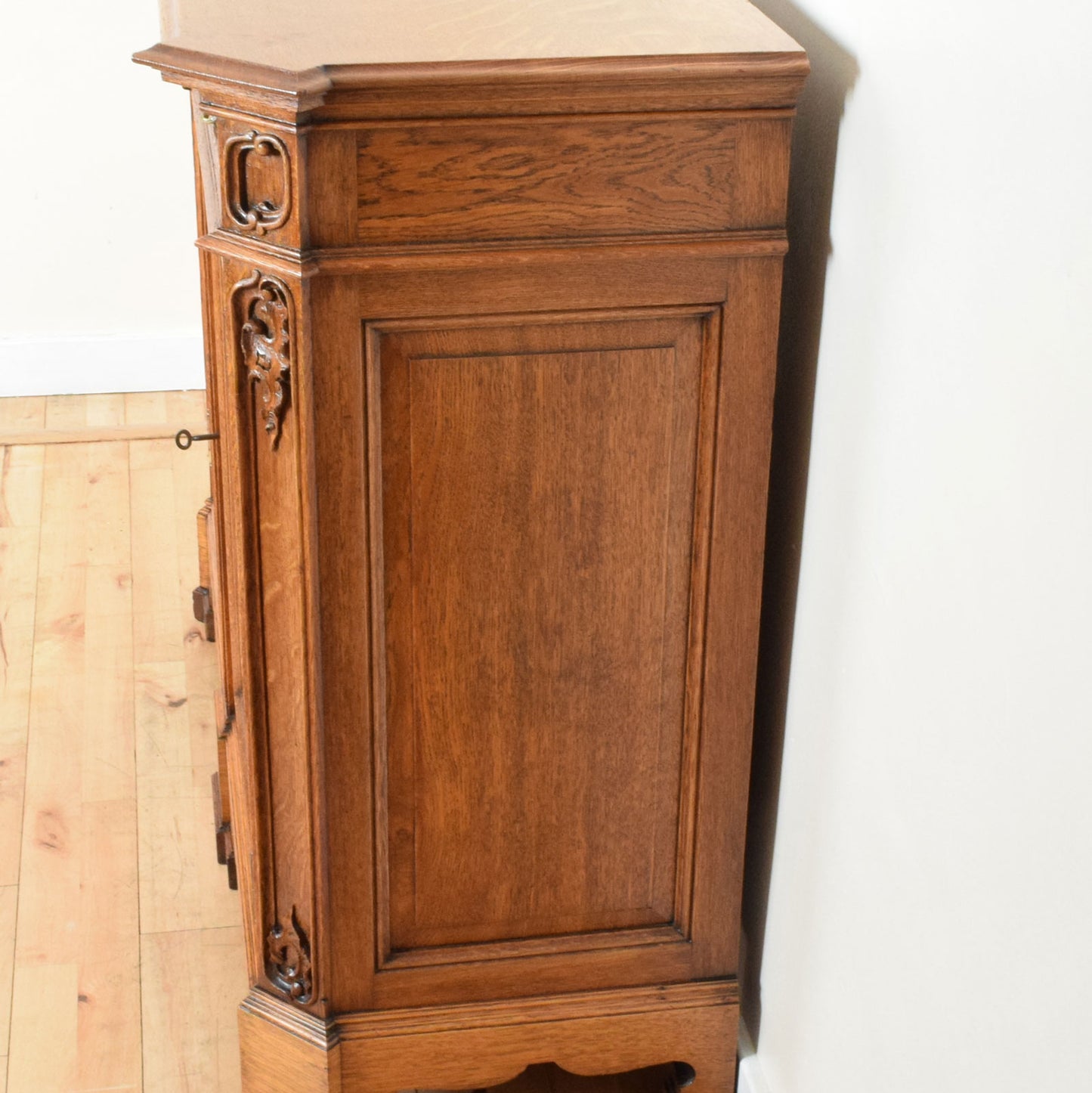 Carved Oak Sideboard