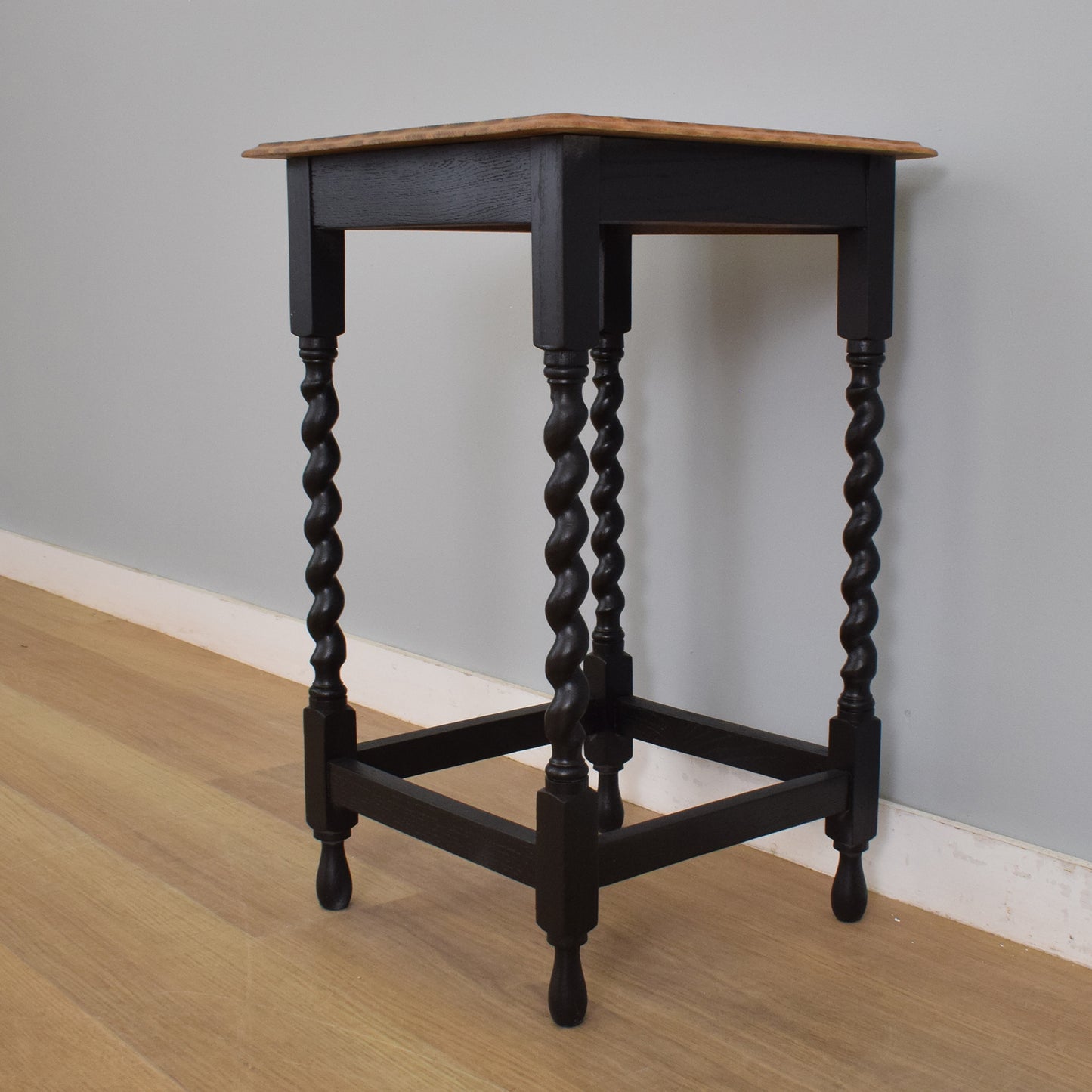Painted Barley Twist Side Table