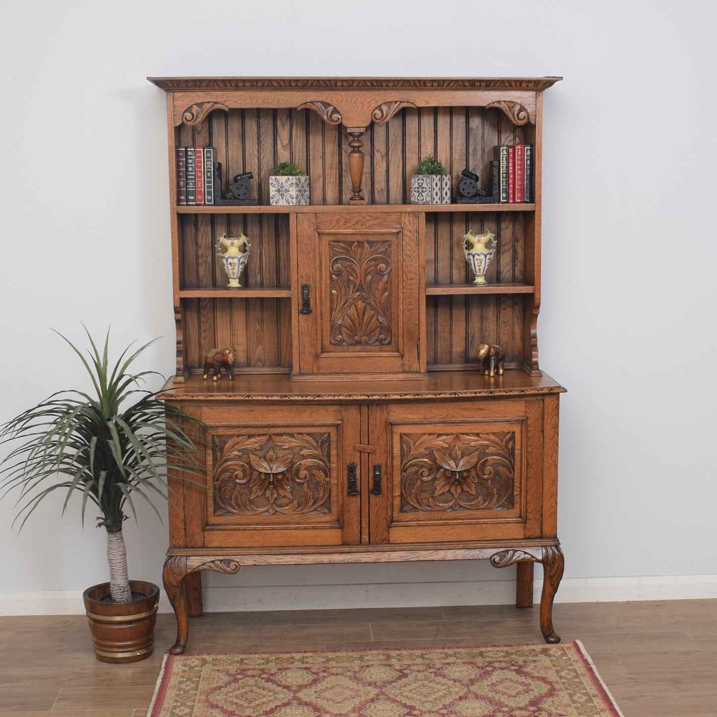 Carved Oak Dresser