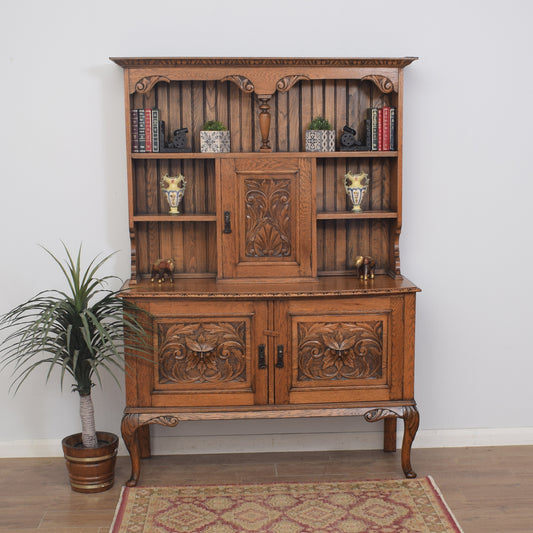 Carved Oak Dresser