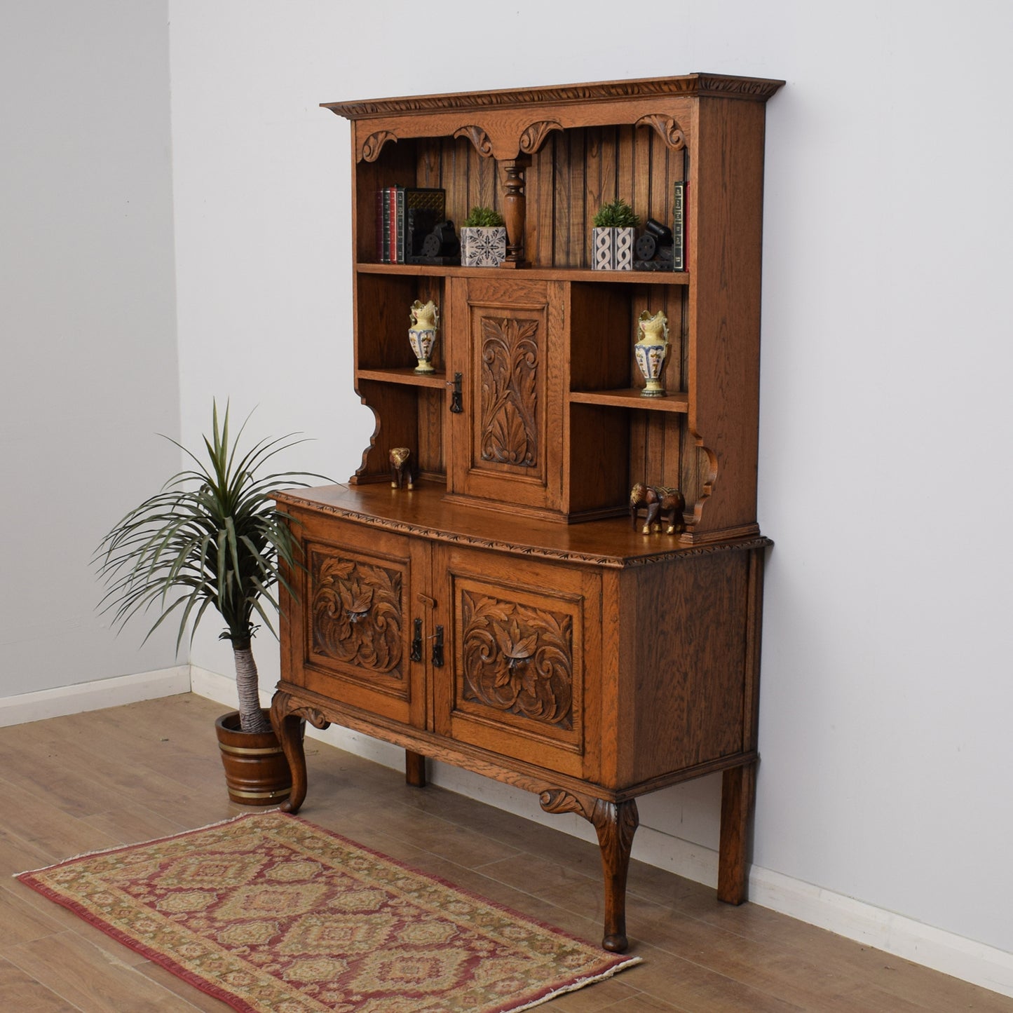 Carved Oak Dresser