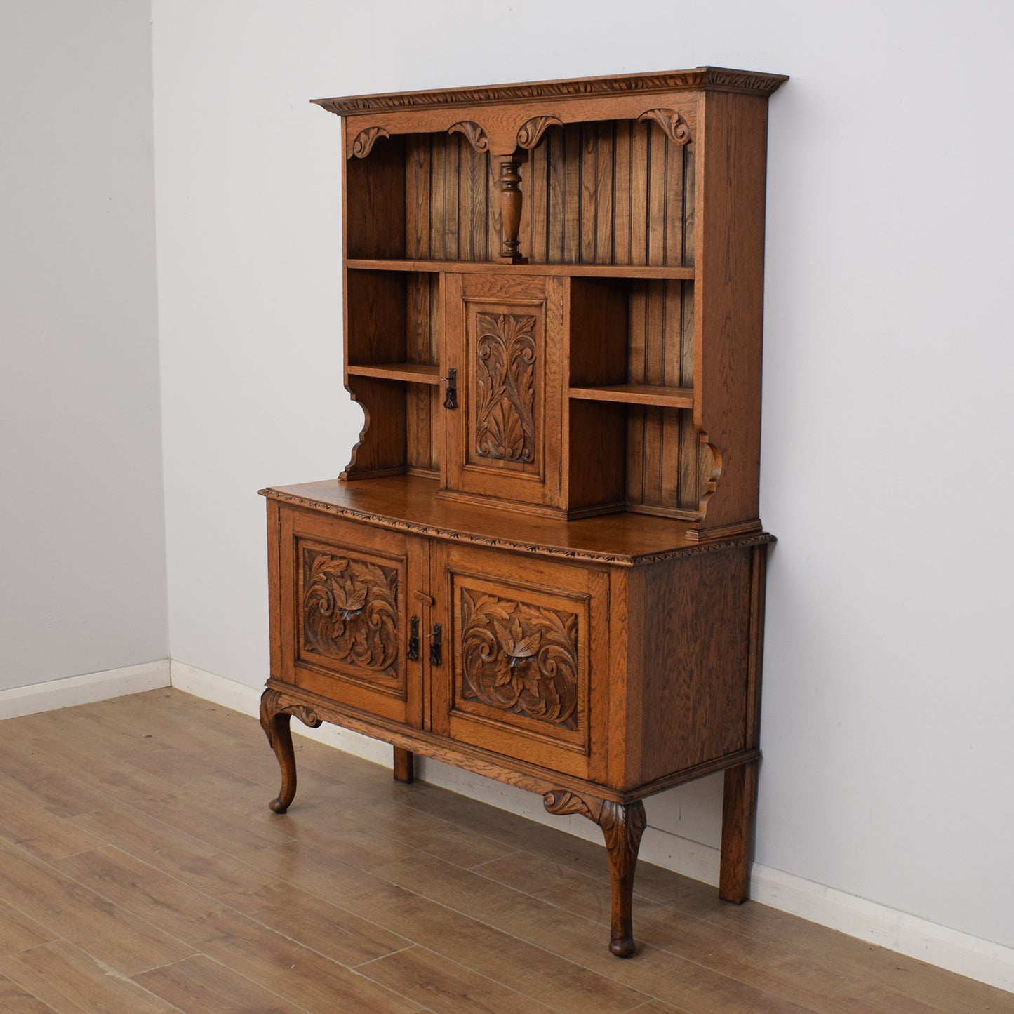 Carved Oak Dresser