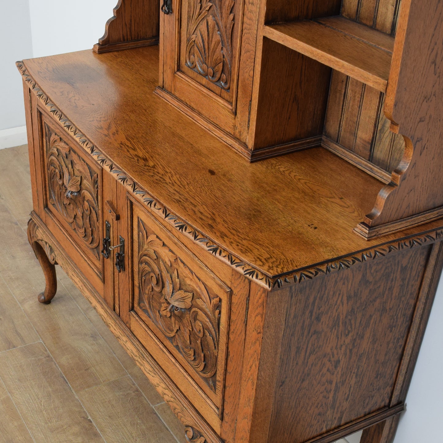 Carved Oak Dresser