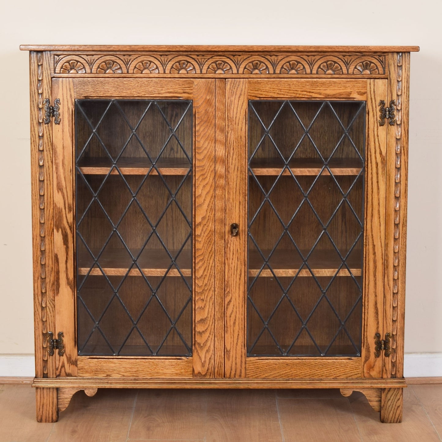 Jaycee Glazed Bookcase Cabinet