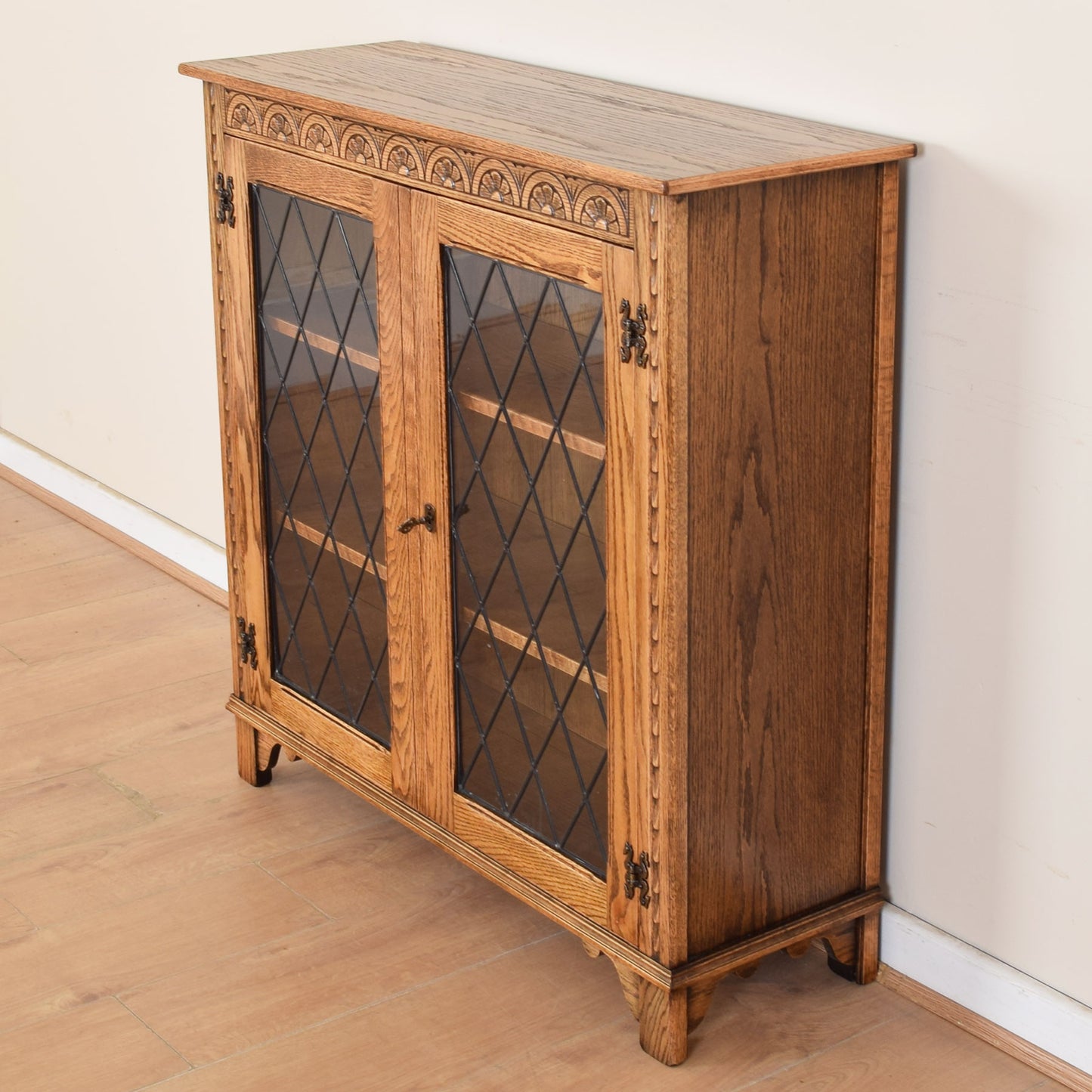 Jaycee Glazed Bookcase Cabinet