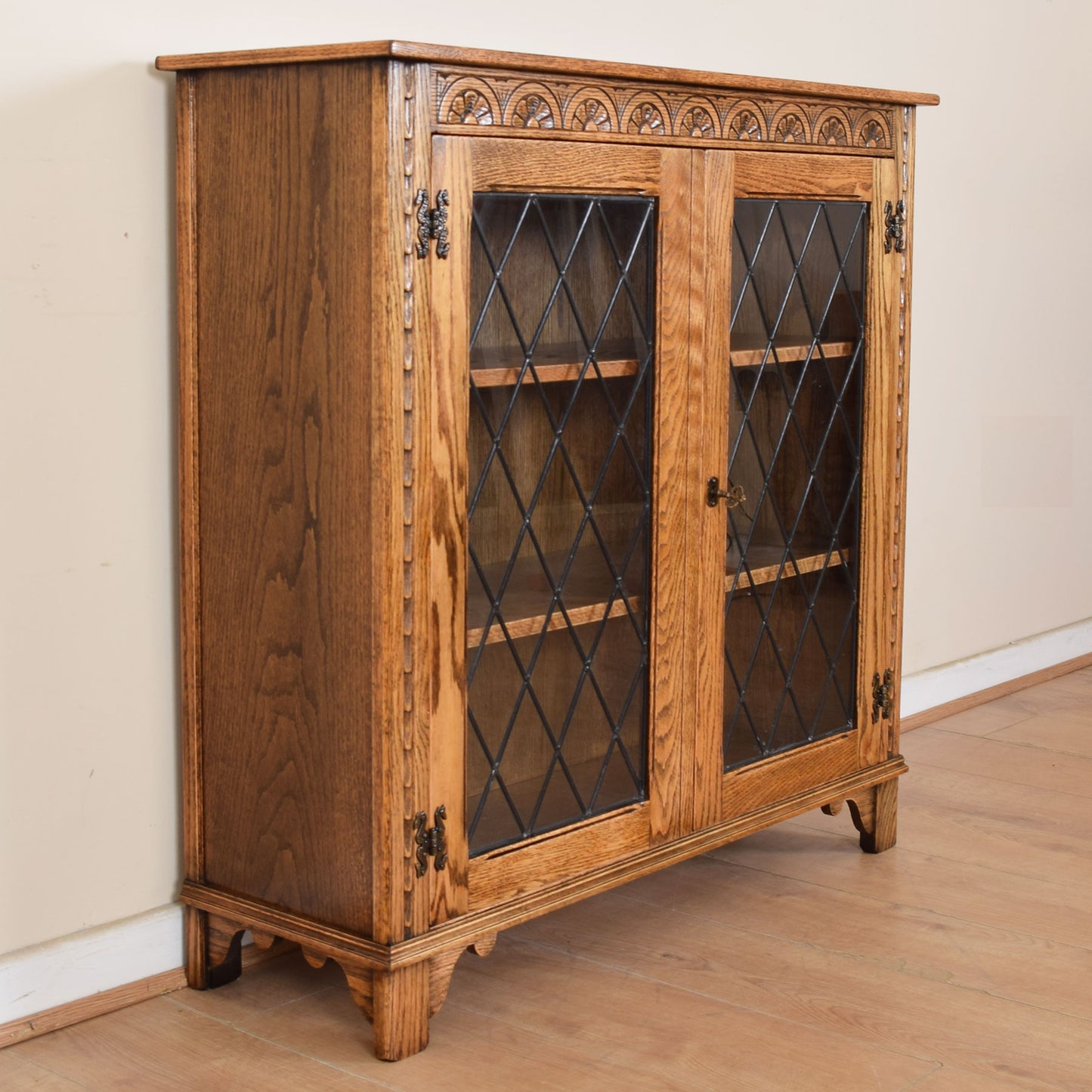 Jaycee Glazed Bookcase Cabinet