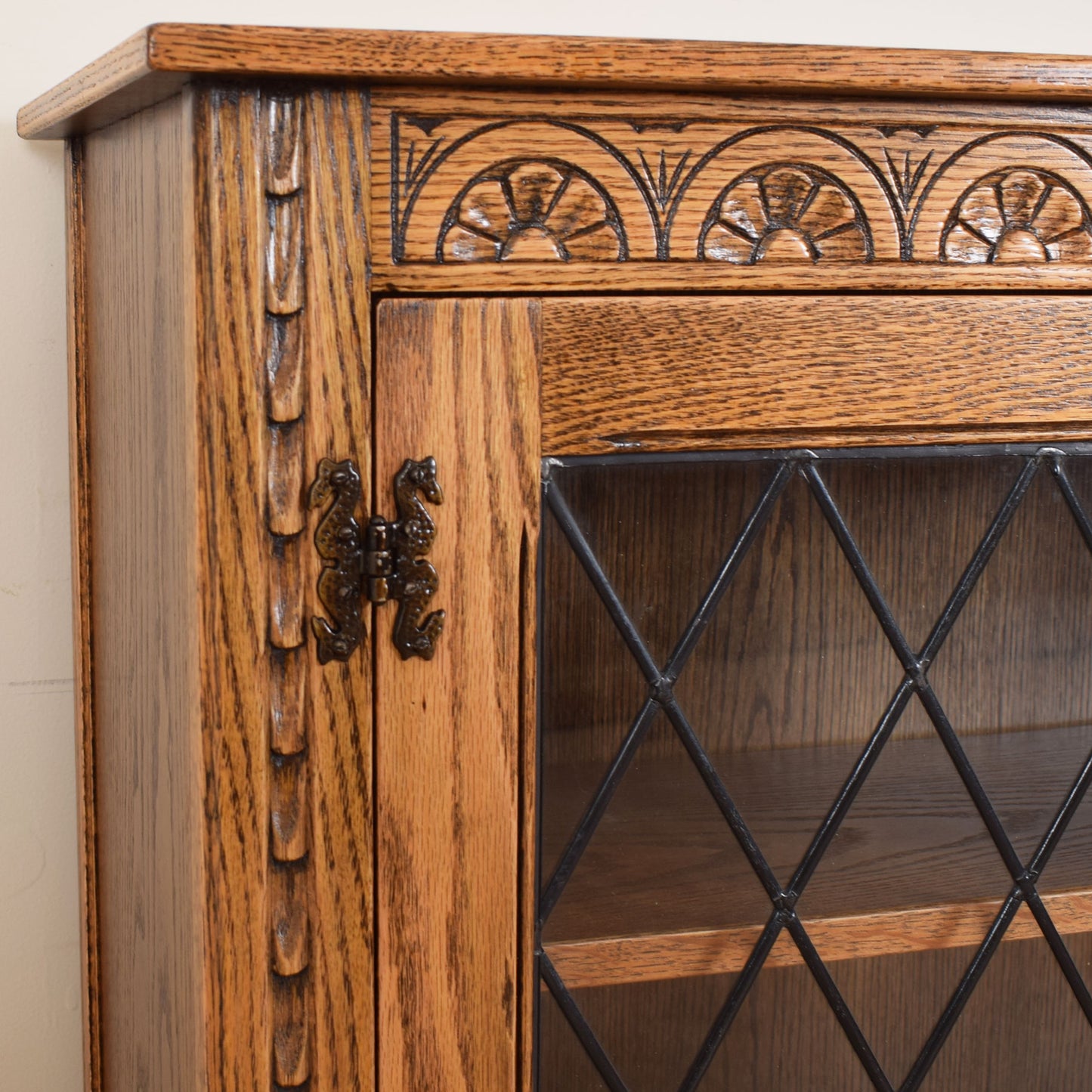 Jaycee Glazed Bookcase Cabinet