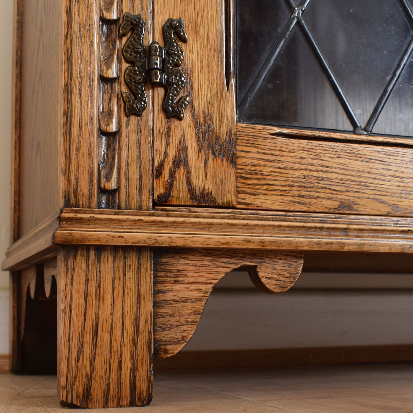 Jaycee Glazed Bookcase Cabinet