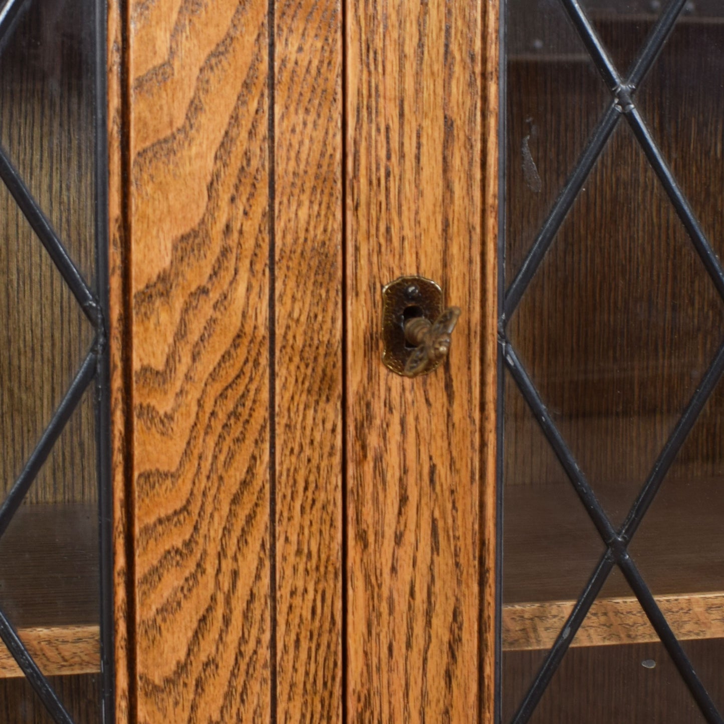 Jaycee Glazed Bookcase Cabinet