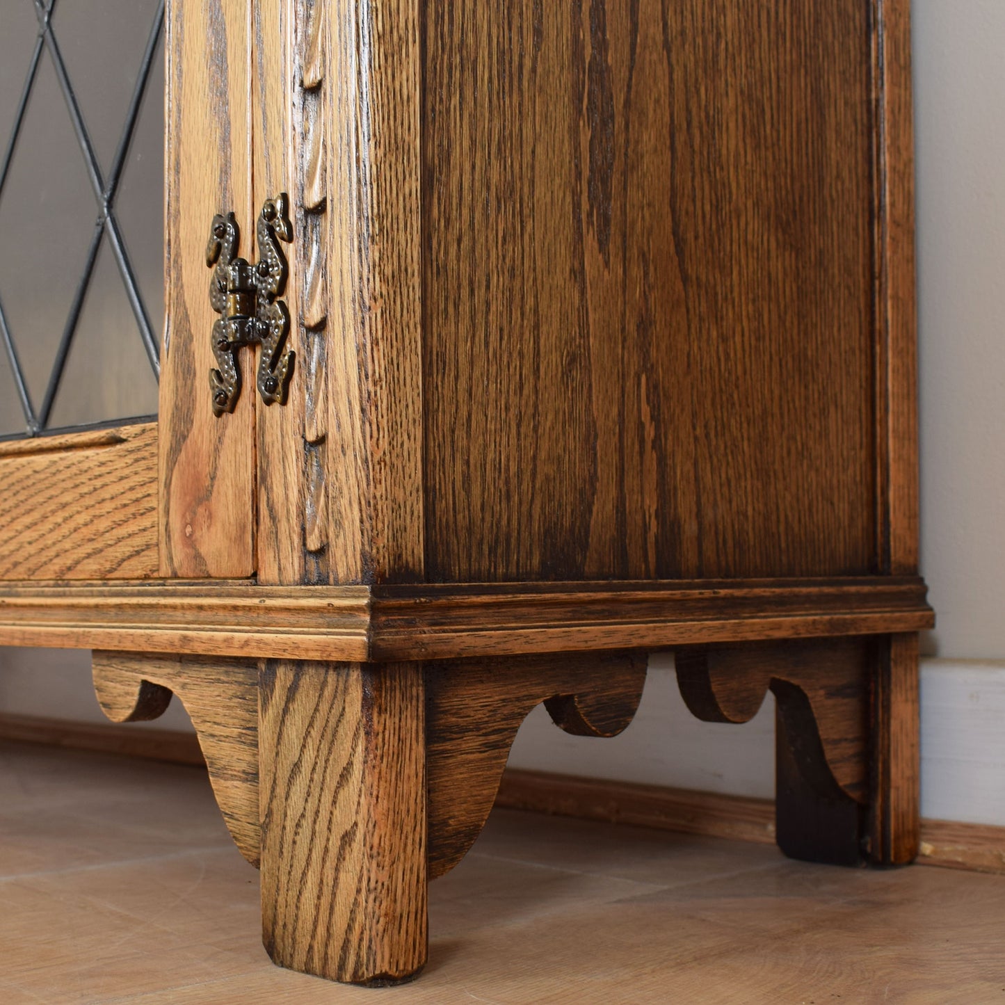 Jaycee Glazed Bookcase Cabinet