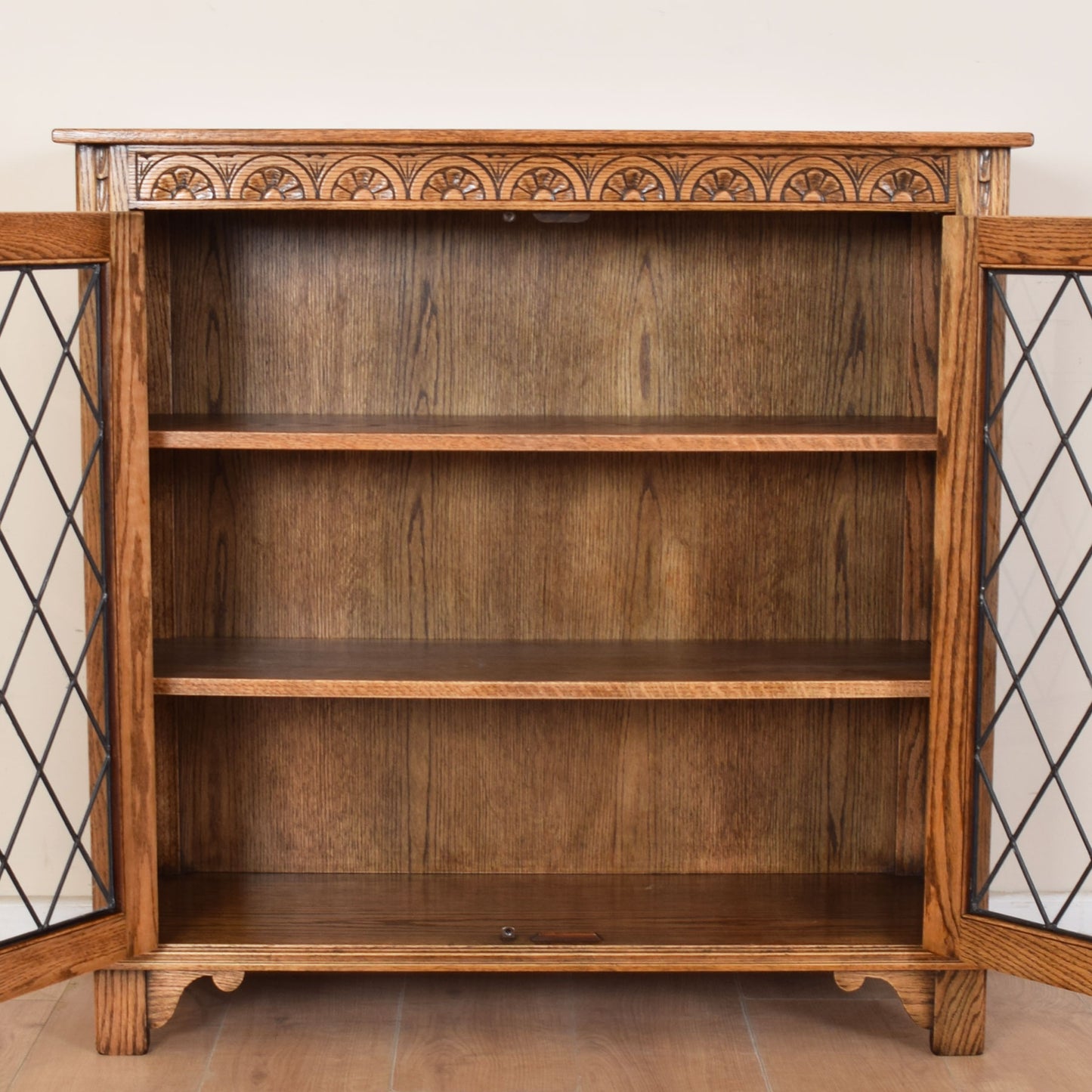 Jaycee Glazed Bookcase Cabinet