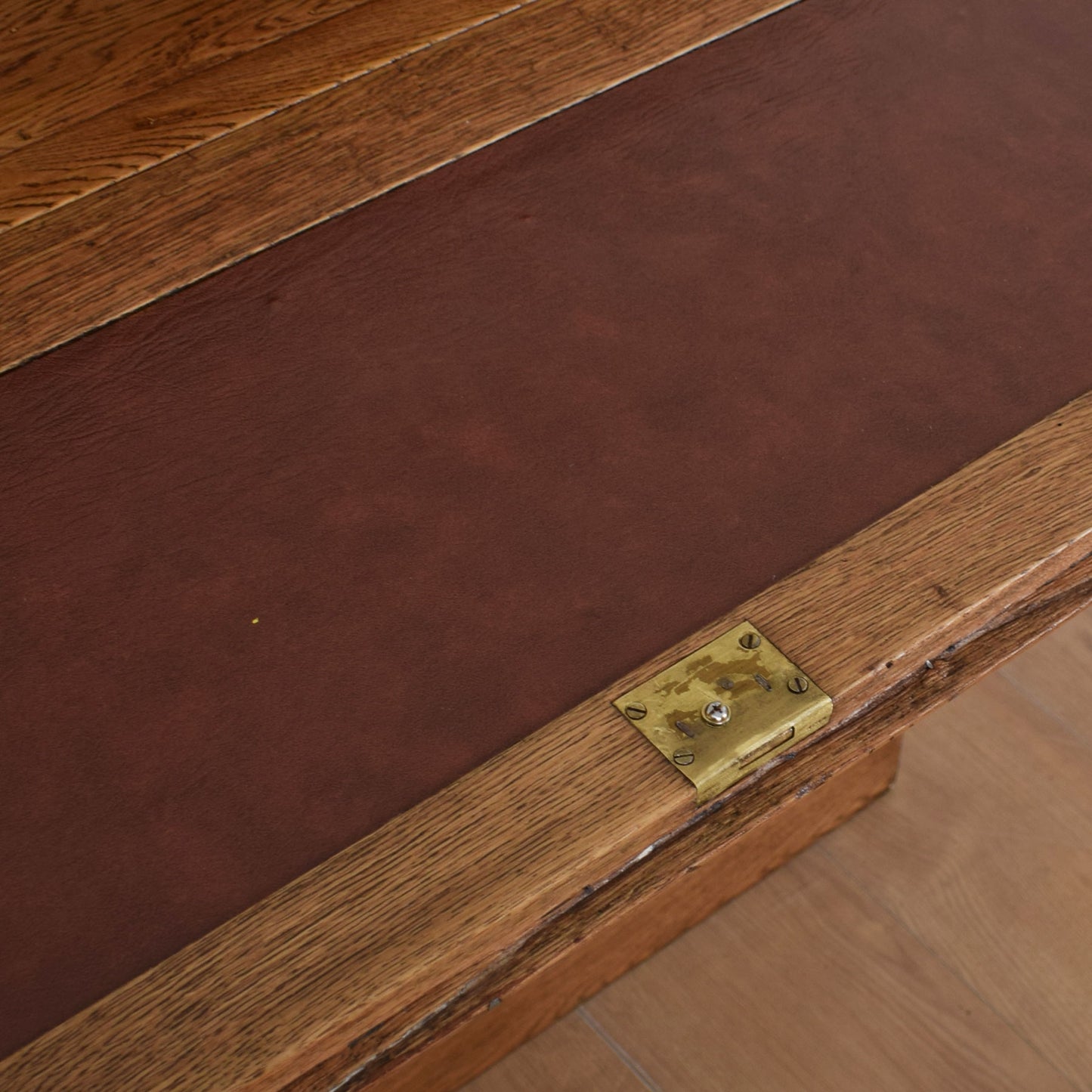 Oak Linenfold Writing Bureau