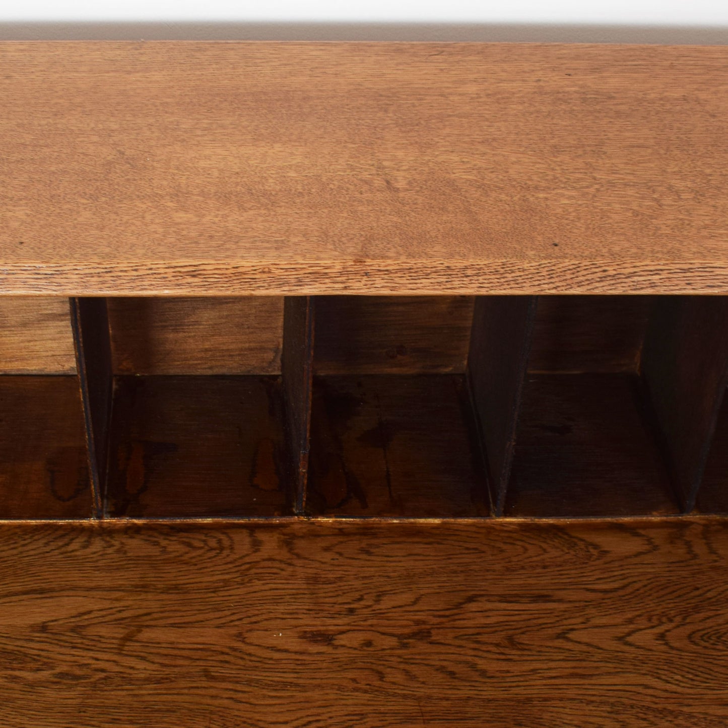 Oak Linenfold Writing Bureau