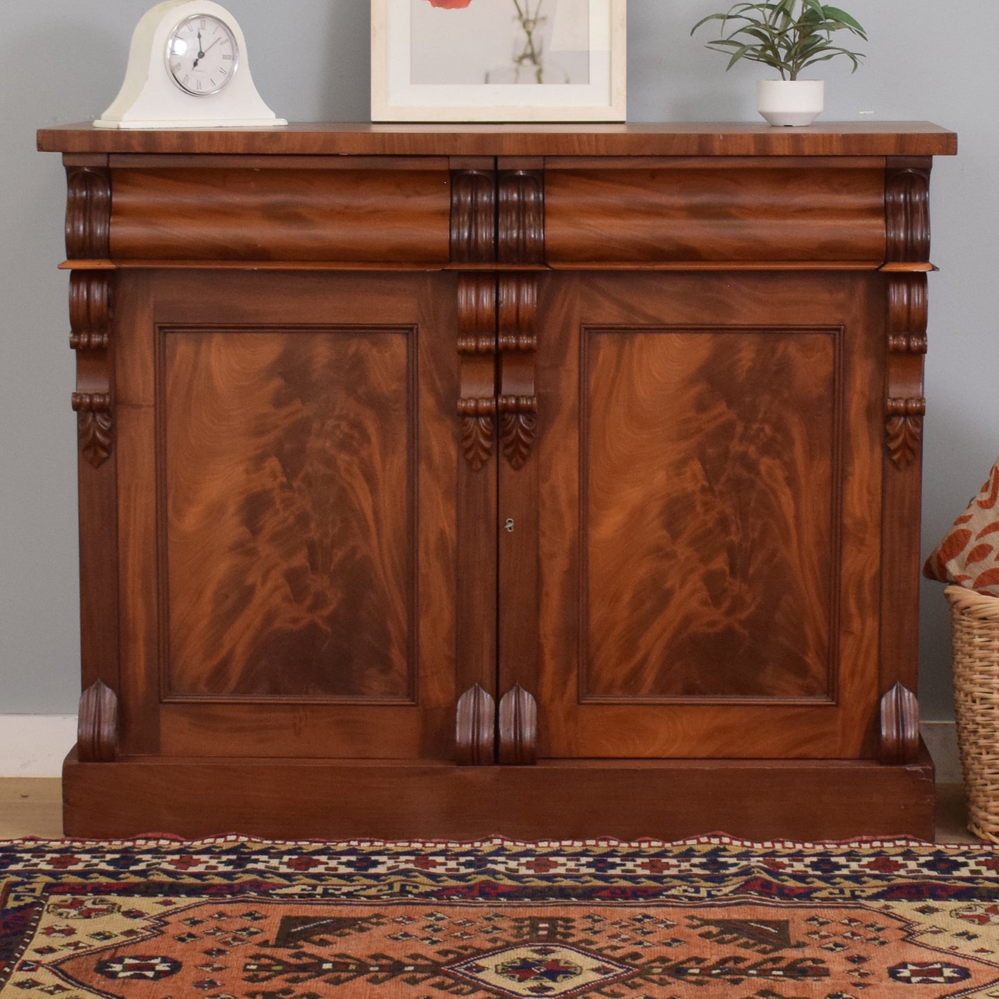 Mahogany Chiffonier Base