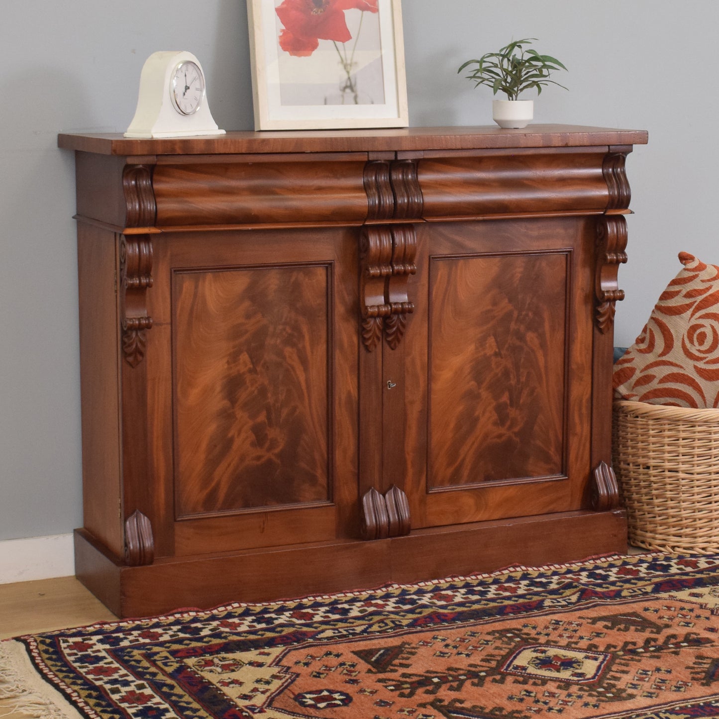 Mahogany Chiffonier Base