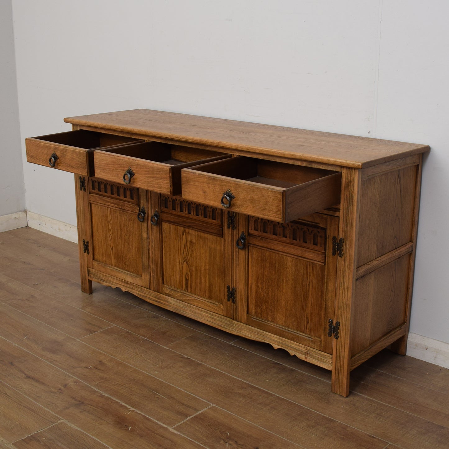 Restored Oak Sideboard