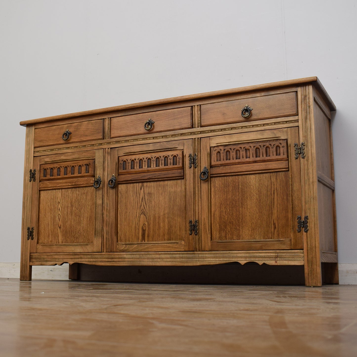 Restored Oak Sideboard