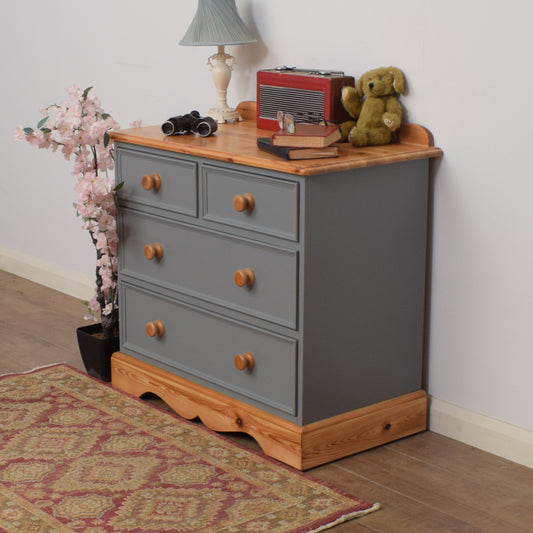 Painted Pine Chest of Drawers