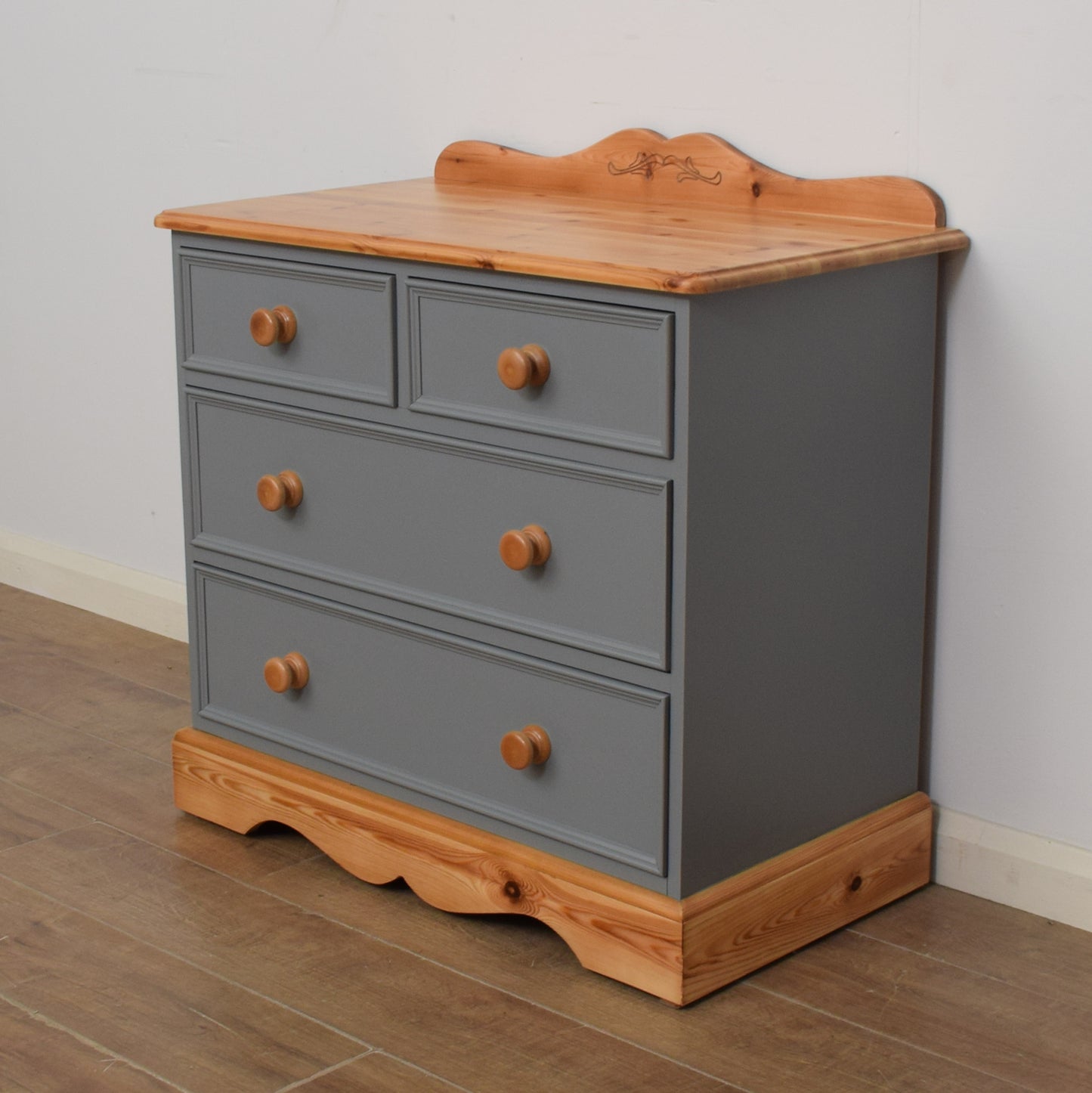 Painted Pine Chest of Drawers