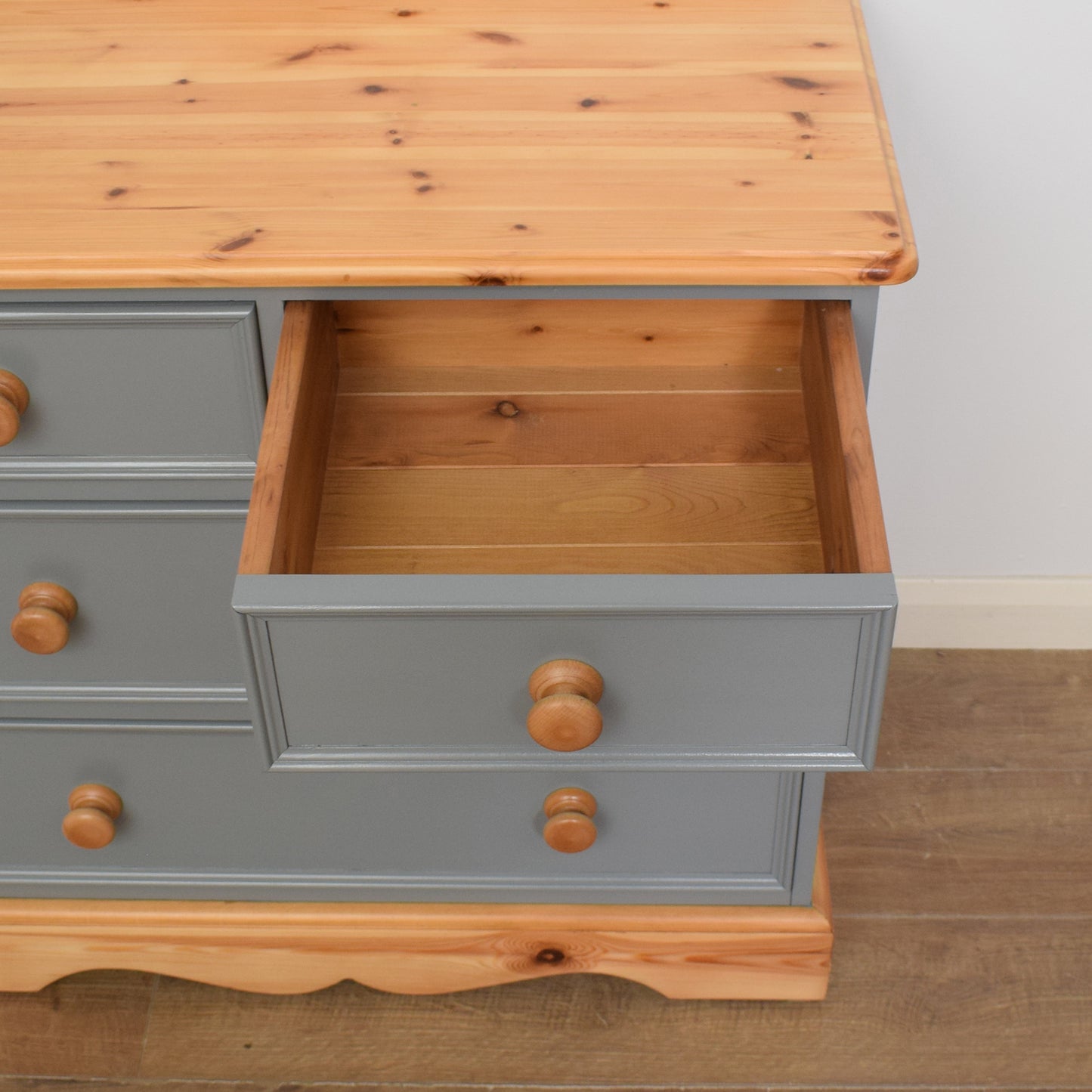 Painted Pine Chest of Drawers