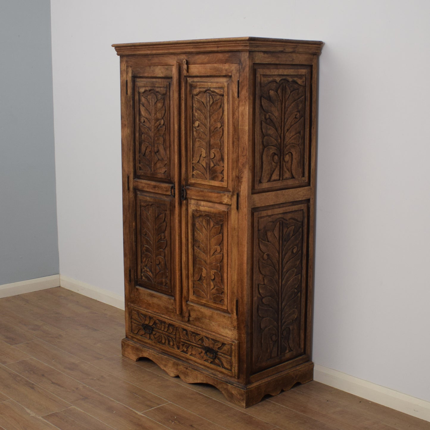 Carved Mango Wardrobe