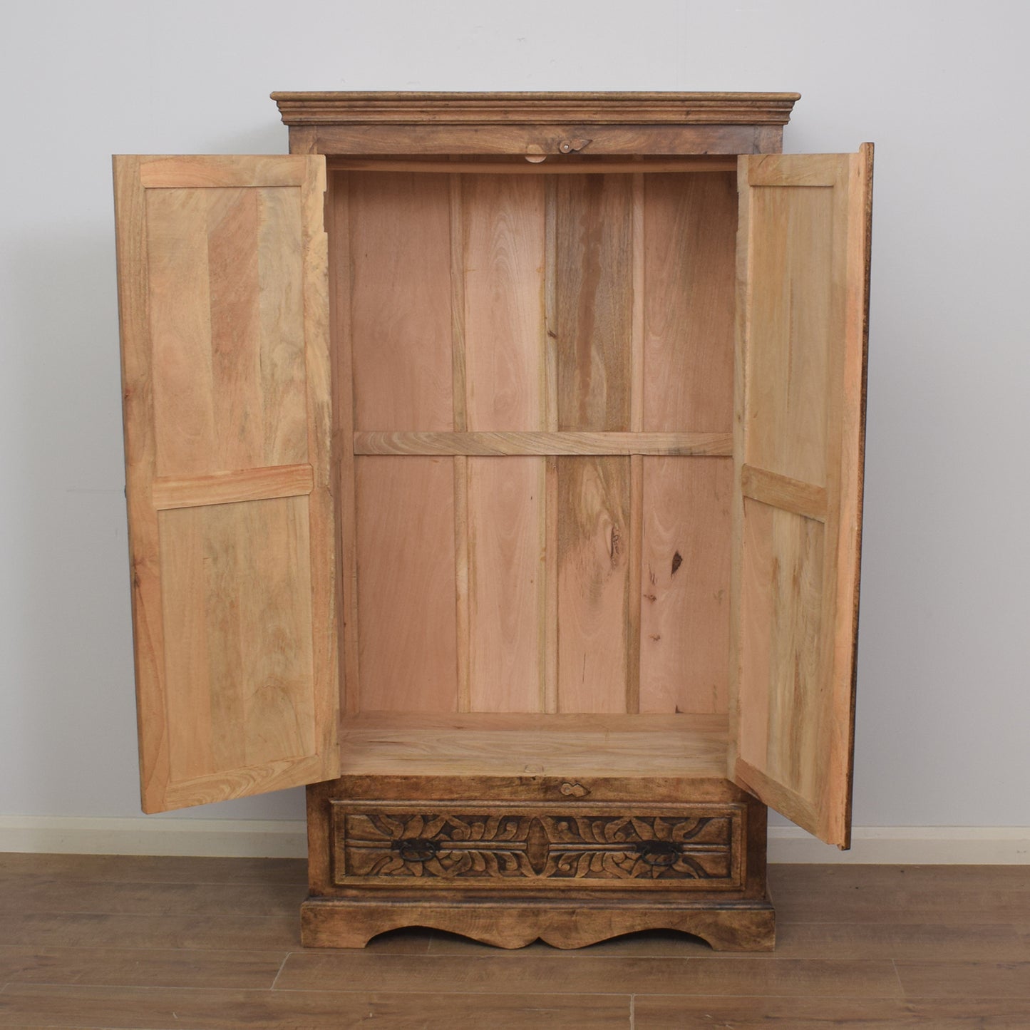 Carved Mango Wardrobe