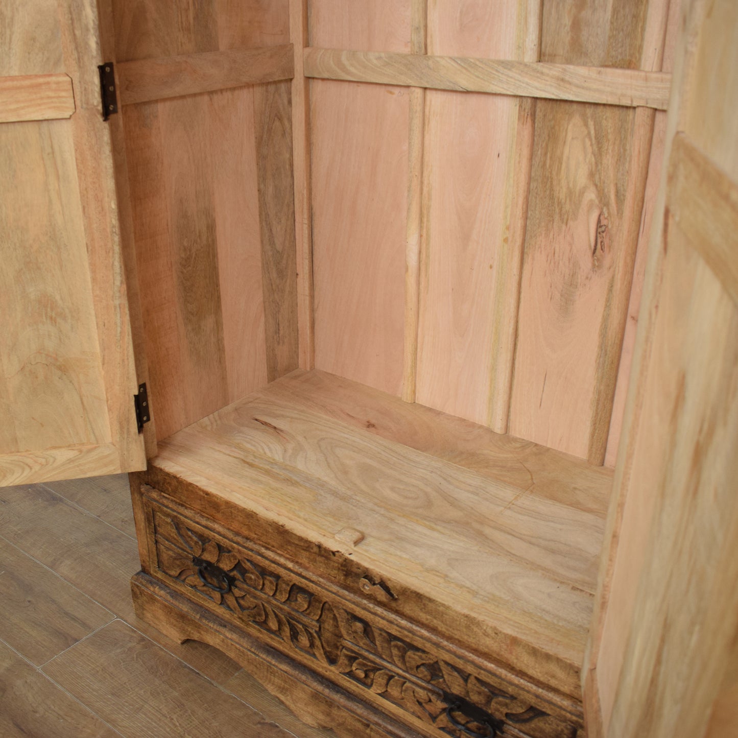 Carved Mango Wardrobe