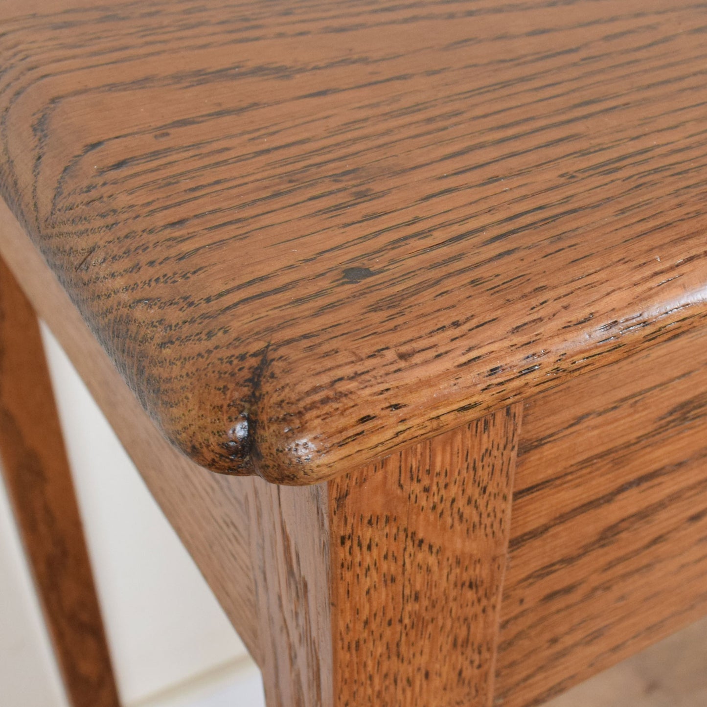 Rustic Oak Console Table