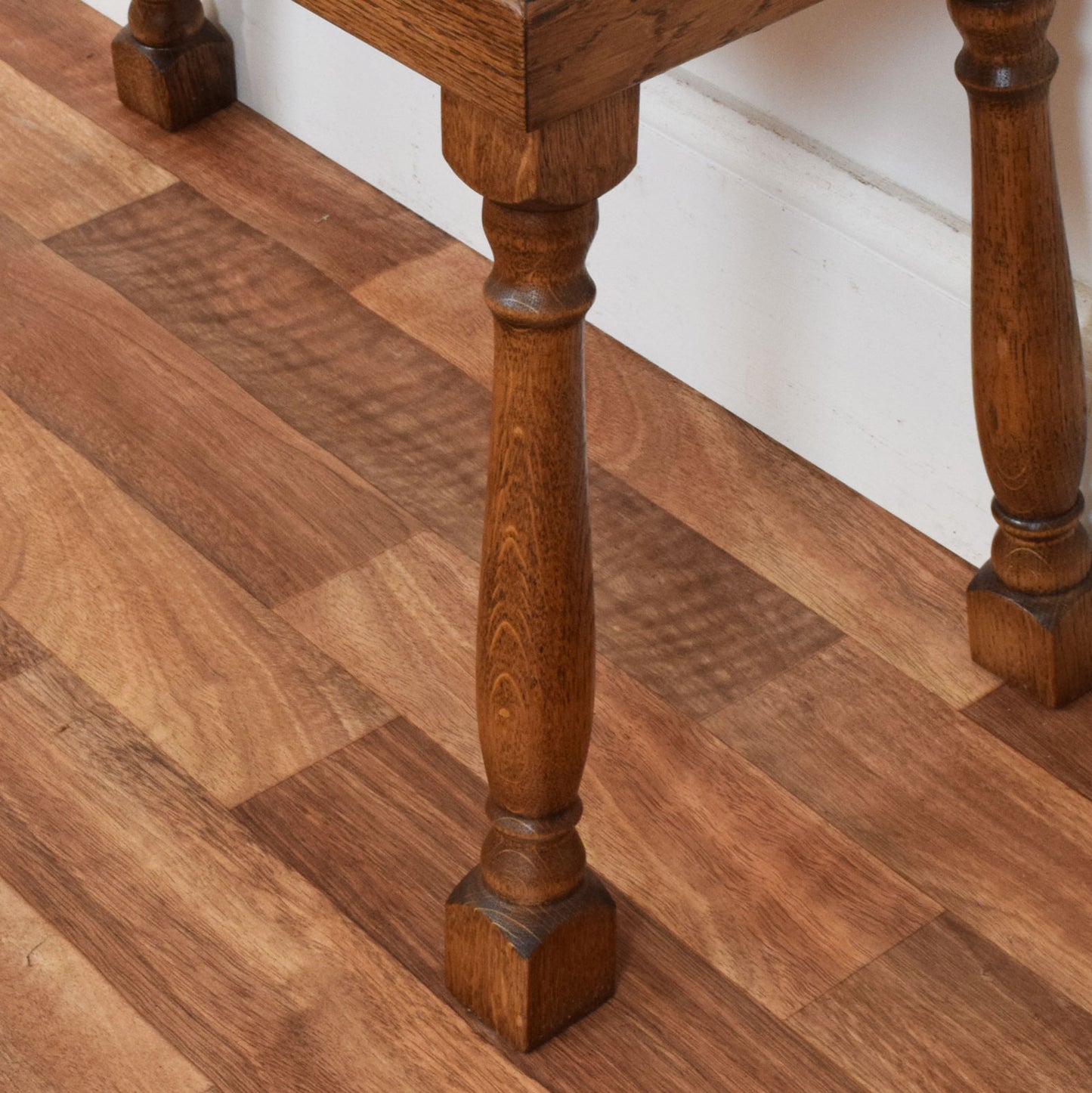 Solid Oak Nest of Tables