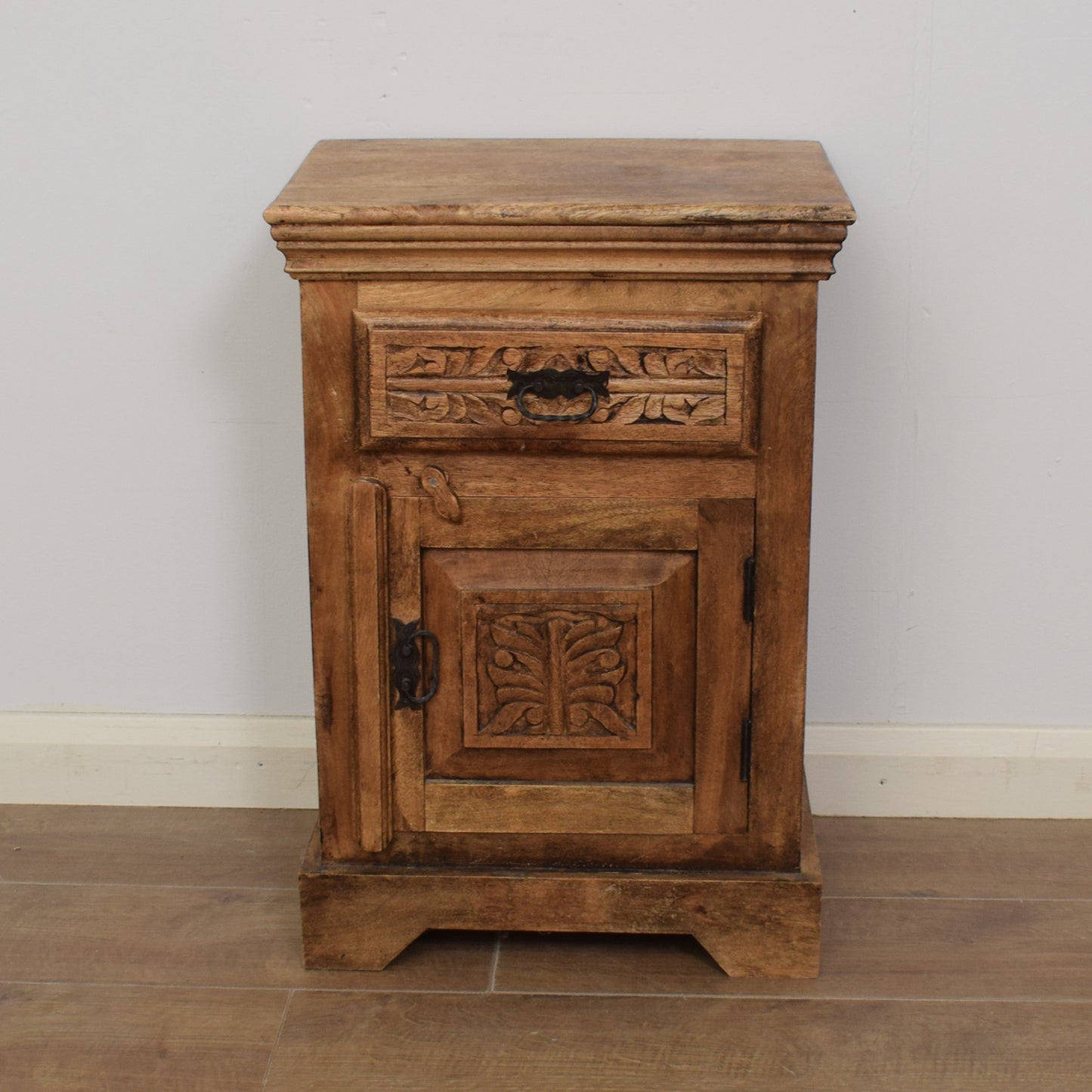 Carved Mango Bedside