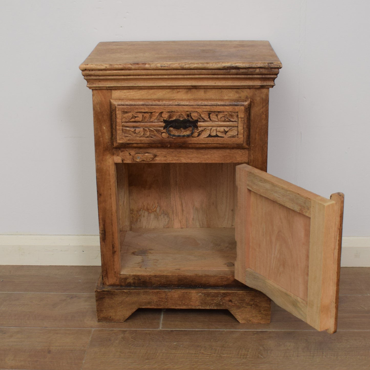Carved Mango Bedside