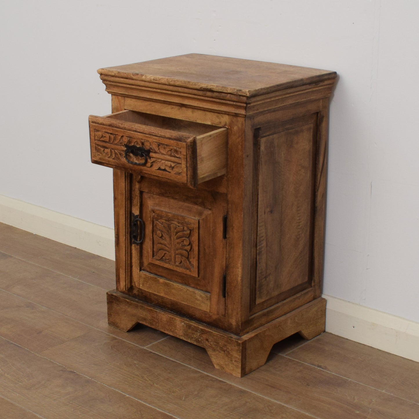 Carved Mango Bedside