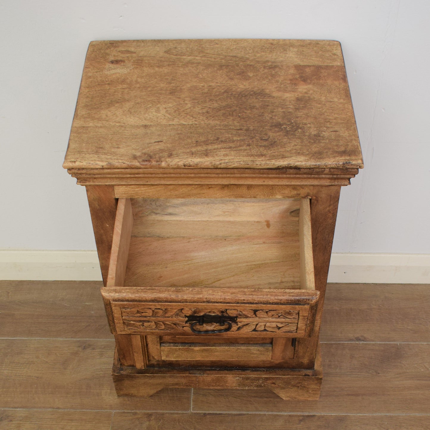 Carved Mango Bedside