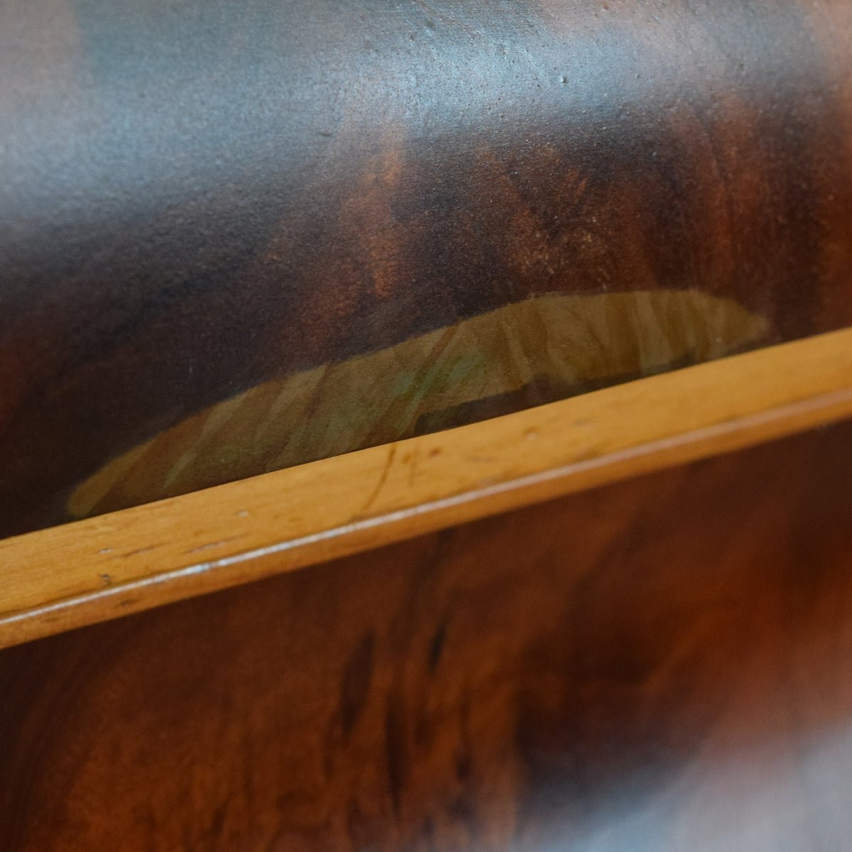 Flamed Mahogany Scotch Chest Of Drawers