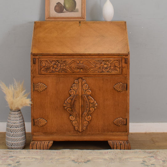 Refinished Carved Bureau