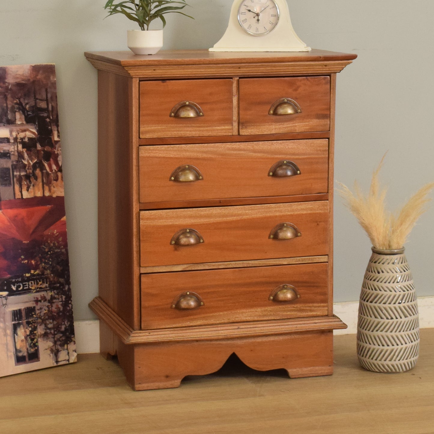 Small Sheesham Chest of Drawers